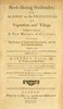 Horse-hoeing husbandry :  or, an essay on the principles of vegetation and tillage. Designed to introduce a new method of culture; whereby the produce of land will be increased, and the usual expence lessened. Together with accurate descriptions and cuts of the instruments employed in it.